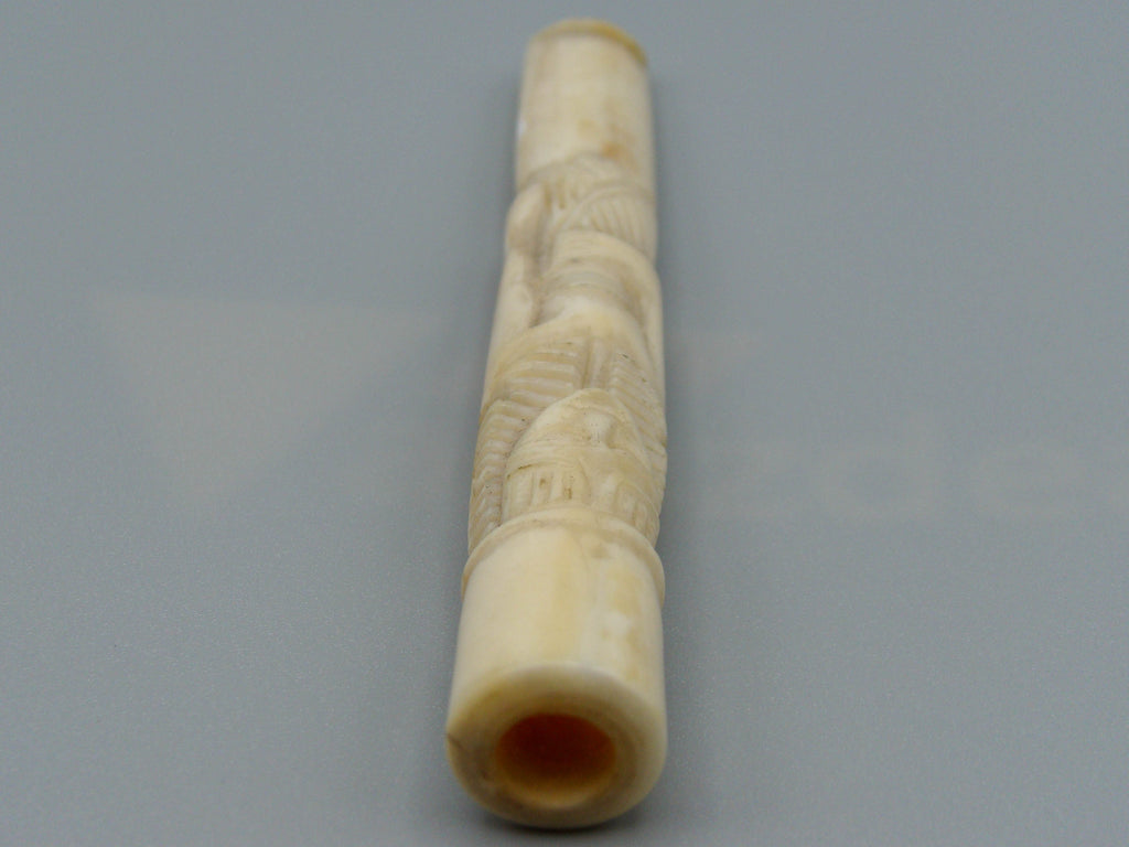 Antique Ivory, Natural Ivory, Ivory Mouthpiece, Mediterranean Ivory, handcarved Ivory, Asien Ivory, Elephant Ivory
