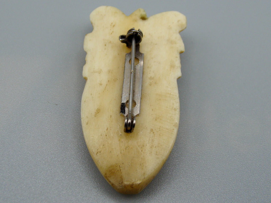 Antique Bone, Natural Bone, Animal bone, Bone pendant, Mediterranean bone, handcarved bone, Asien bone