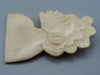 Antique Ivory, Natural Ivory, Ivory Brooch, Mediterranean Ivory, handcarved Ivory, Asien Ivory, Elephant Ivory