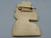 Antique Ivory, Natural Ivory, Ivory Brooch, Mediterranean Ivory, handcarved Ivory, Asien Ivory, Elephant Ivory