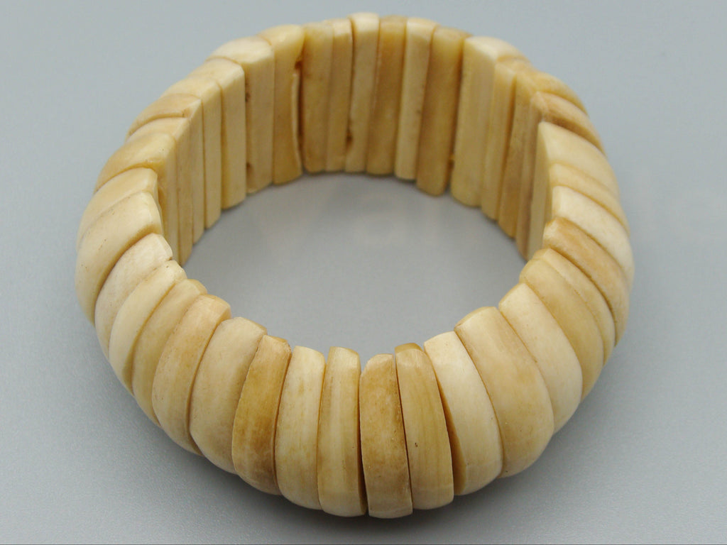 Antique Bone, Natural Bone, Animal bone, Bone bracelet, Mediterranean bone, handcarved bone, Asien bone