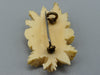 Antique Ivory, Natural Ivory, Ivory Brooch, Mediterranean Ivory, handcarved Ivory, Asien Ivory, Elephant Ivory