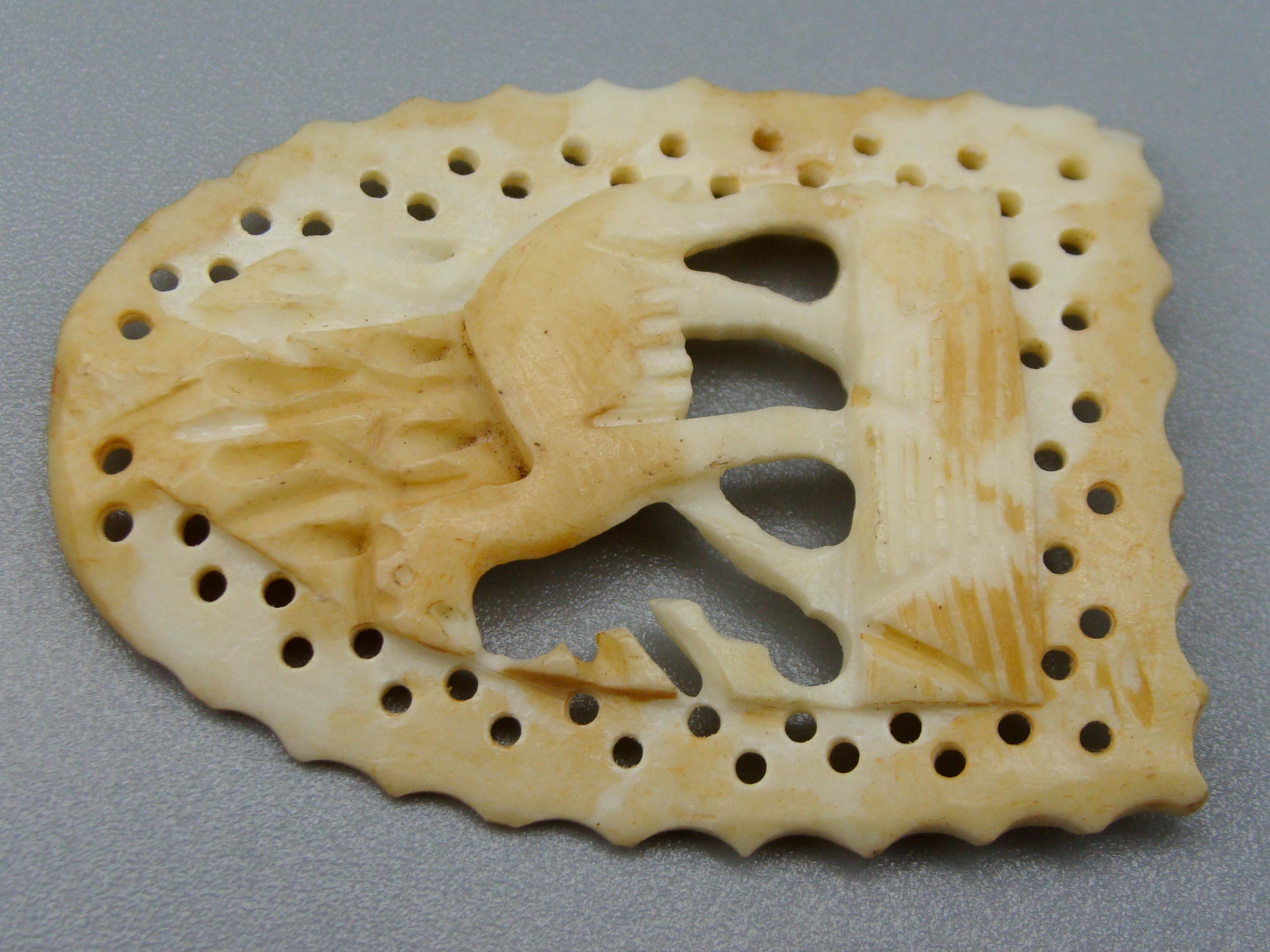 Antique Bone, Natural Bone, Bone Cameo, Mediterranean Bone, handcarved Bone, Asien Bone