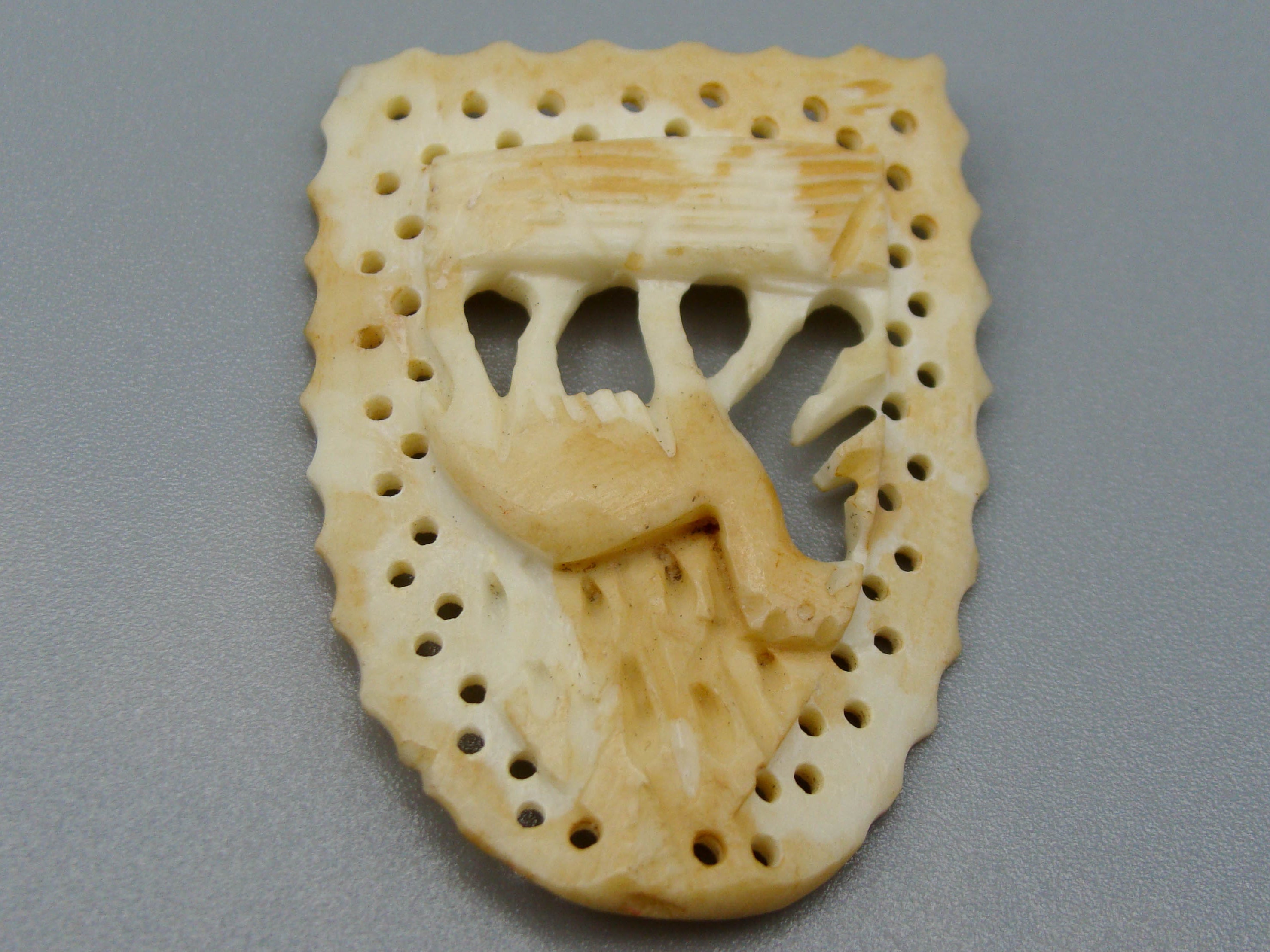 Antique Bone, Natural Bone, Bone Cameo, Mediterranean Bone, handcarved Bone, Asien Bone