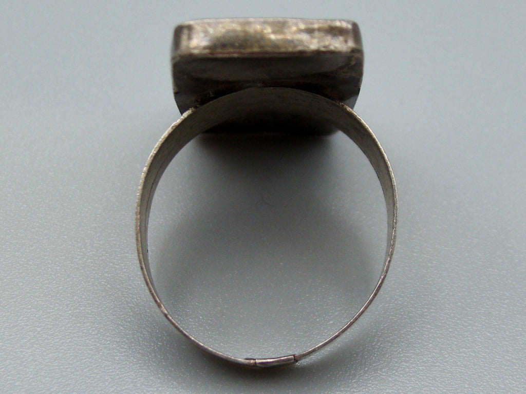 Antique Bone, Natural Bone, Bone ring, Mediterranean Bone, handcarved bone, Asien Bone