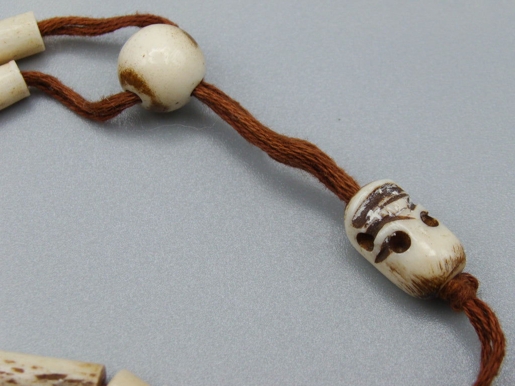 Antique Bone, Natural Bone, Bone Rosary, Mediterranean Bone, handcarved bone, Asien Bone