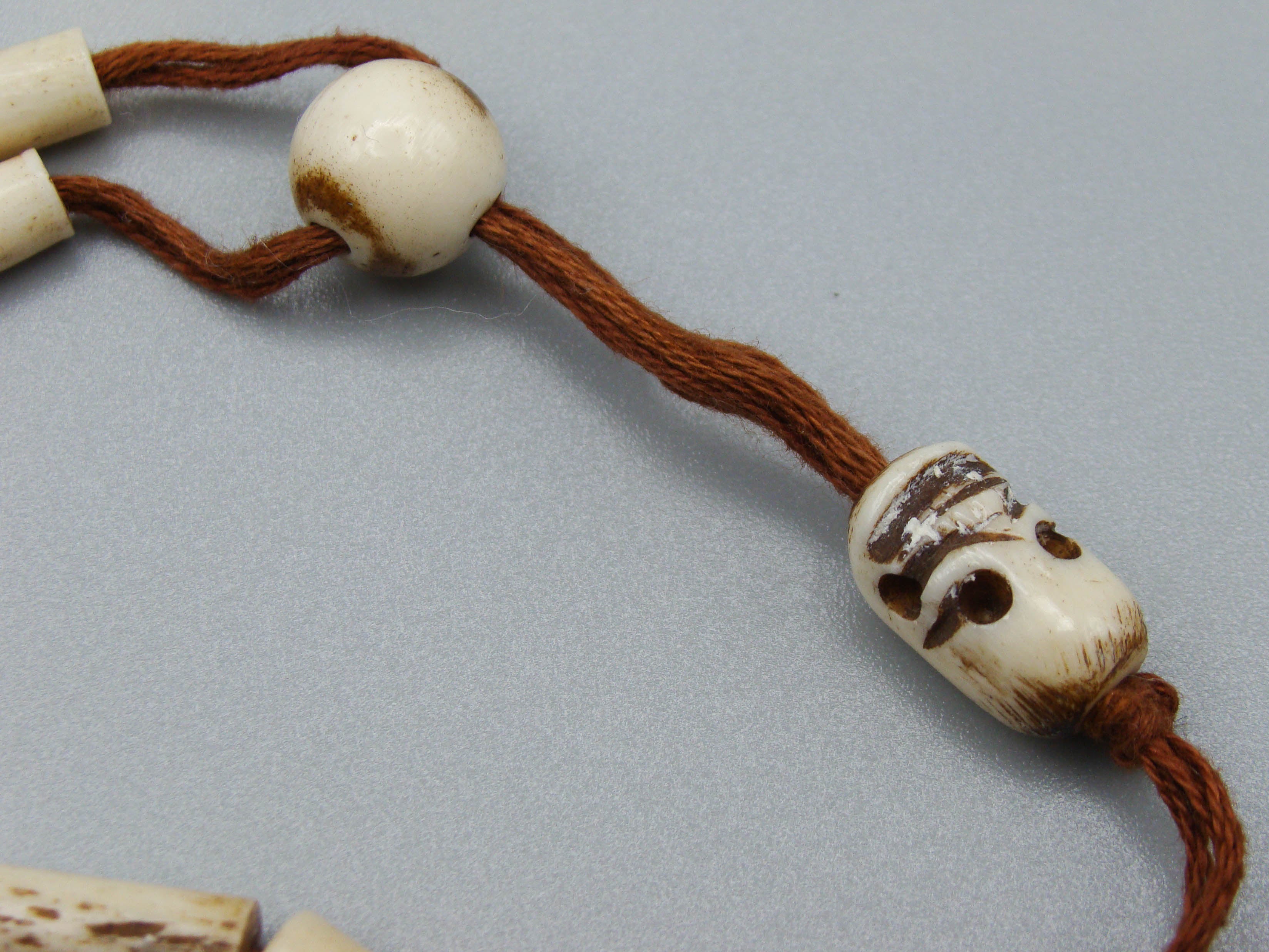 Antique Bone, Natural Bone, Bone Rosary, Mediterranean Bone, handcarved bone, Asien Bone