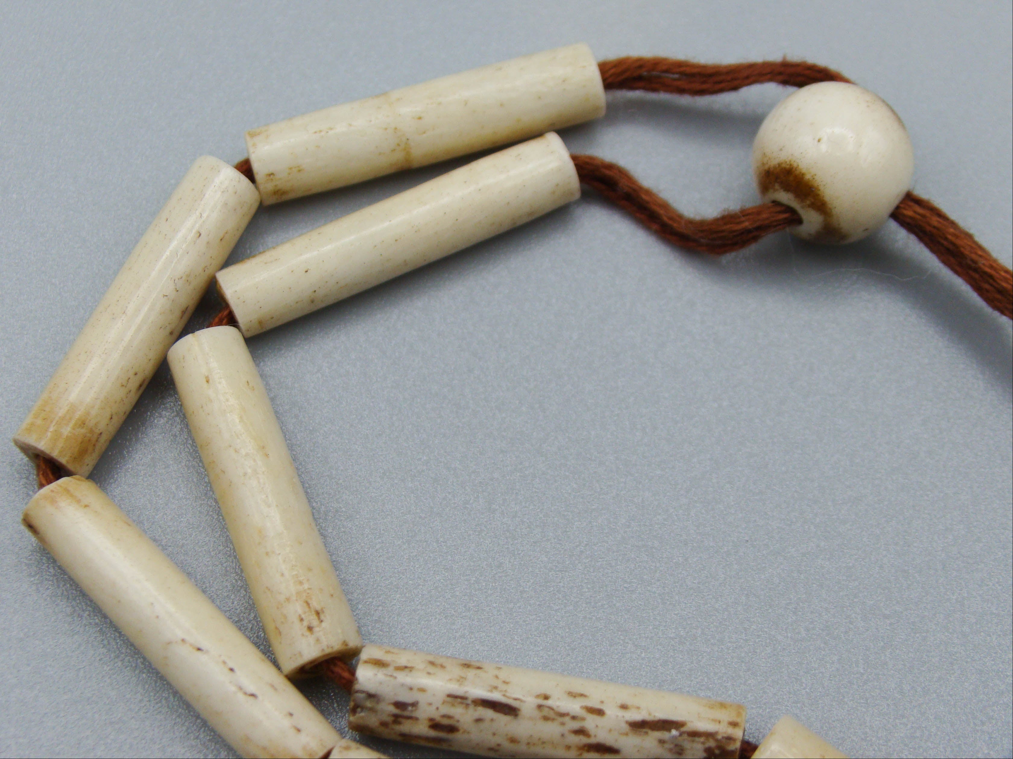 Antique Bone, Natural Bone, Bone Rosary, Mediterranean Bone, handcarved bone, Asien Bone