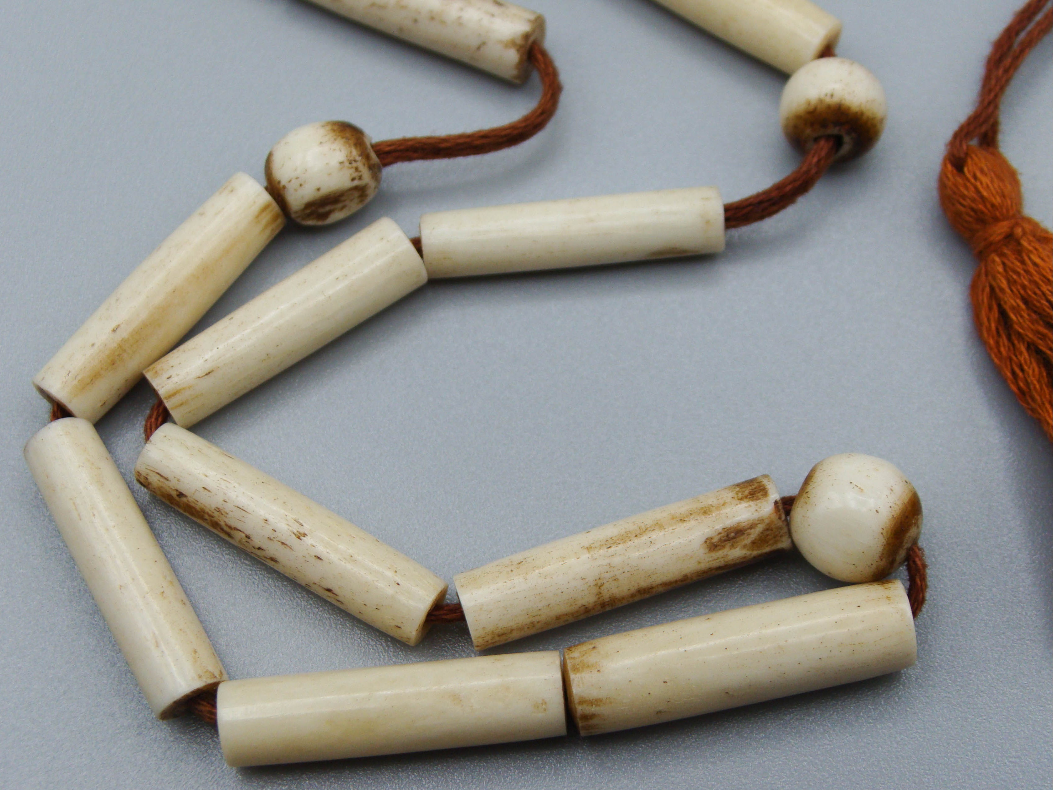 Antique Bone, Natural Bone, Bone Rosary, Mediterranean Bone, handcarved bone, Asien Bone