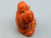 antique coral, natural coral, undyed coral, dark momo orange coral, Italian coral, pacific coral, Sardinian Coral, sea coral, Mediterranean coral, Mediterranean Figurine, Mediterranean orange, Mediterranean sculpture, coral sculpture, coral figurine, Asien coral, Asien figurine, handcarved coral, momo coral