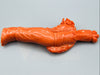 antique coral, natural coral, undyed coral, dark momo orange coral, Italian coral, pacific coral, Sardinian Coral, sea coral, Mediterranean coral, Mediterranean Figurine, Mediterranean orange, Mediterranean sculpture, coral sculpture, coral figurine, Asien coral, Asien figurine, handcarved coral
