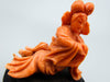 antique coral, natural coral, undyed coral, dark orange coral, Italian coral, pacific coral, Sardinian Coral, sea coral, Mediterranean coral, Mediterranean Figurine, Mediterranean orange, Mediterranean sculpture, coral sculpture, coral figurine, Asien coral, Asien figurine, handcarved coral