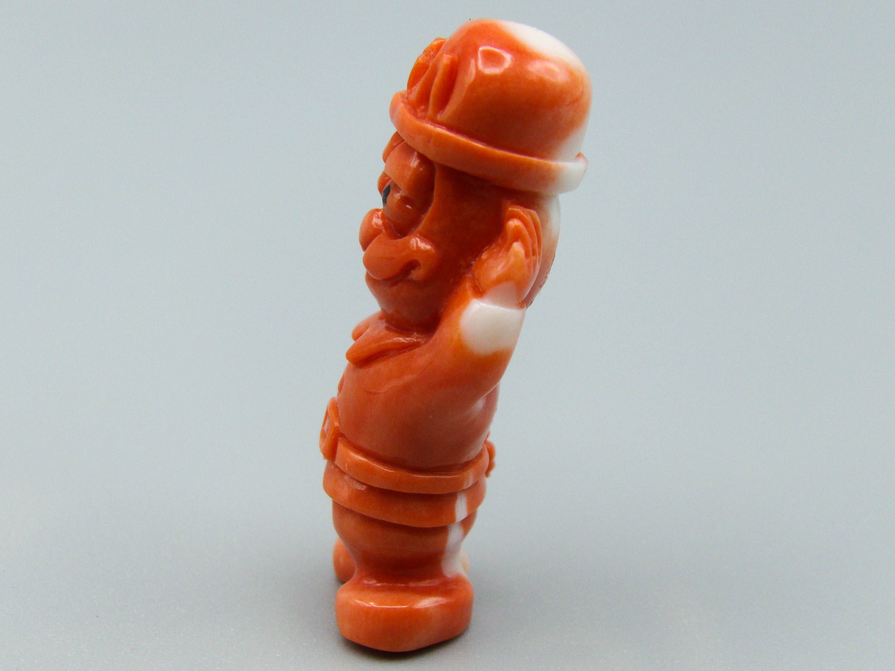 antique coral, natural coral, undyed coral, dark momo orange coral, Italian coral, pacific coral, Sardinian Coral, sea coral, Mediterranean coral, Mediterranean Figurine, Mediterranean orange, Mediterranean sculpture, coral sculpture, coral figurine, European coral, European figurine, handcarved coral, momo coral