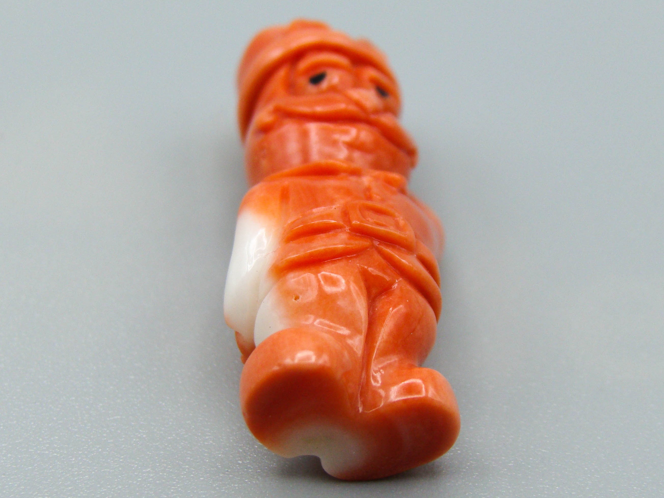 antique coral, natural coral, undyed coral, dark momo orange coral, Italian coral, pacific coral, Sardinian Coral, sea coral, Mediterranean coral, Mediterranean Figurine, Mediterranean orange, Mediterranean sculpture, coral sculpture, coral figurine, European coral, European figurine, handcarved coral, momo coral
