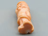 antique coral, natural coral, undyed coral, momo salmon coral, Italian coral, pacific coral, Sardinian Coral, sea coral, Mediterranean coral, Mediterranean Figurine, Mediterranean salmon, Mediterranean sculpture, coral sculpture, coral figurine, European coral, European figurine, handcarved coral, momo coral