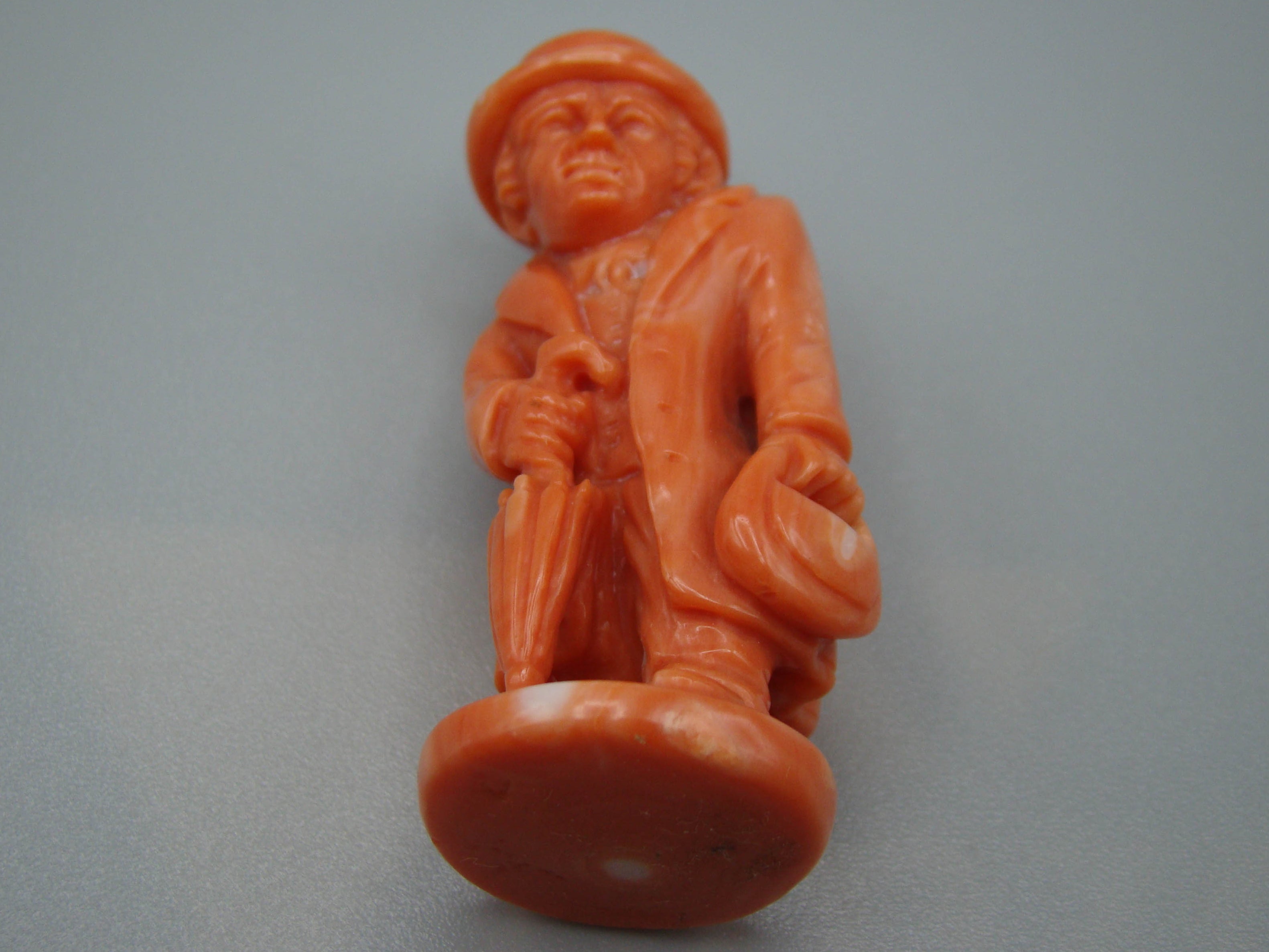 antique coral, natural coral, undyed coral, dark momo orange coral, Italian coral, pacific coral, Sardinian Coral, sea coral, Mediterranean coral, Mediterranean Figurine, Mediterranean orange, Mediterranean sculpture, coral sculpture, coral figurine, European coral, European figurine, handcarved coral, momo coral