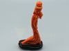 antique coral, natural coral, undyed coral, dark momo orange coral, Italian coral, pacific coral, Sardinian Coral, sea coral, Mediterranean coral, Mediterranean Figurine, Mediterranean orange, Mediterranean sculpture, coral sculpture, coral figurine, Asien coral, Asien figurine, handcarved coral, momo coral