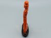 antique coral, natural coral, undyed coral, dark momo orange coral, Italian coral, pacific coral, Sardinian Coral, sea coral, Mediterranean coral, Mediterranean Figurine, Mediterranean orange, Mediterranean sculpture, coral sculpture, coral figurine, Asien coral, Asien figurine, handcarved coral, momo coral