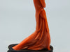 antique coral, natural coral, undyed coral, dark momo orange coral, Italian coral, pacific coral, Sardinian Coral, sea coral, Mediterranean coral, Mediterranean Figurine, Mediterranean orange, Mediterranean sculpture, coral sculpture, coral figurine, Asien coral, Asien figurine, handcarved coral, momo coral