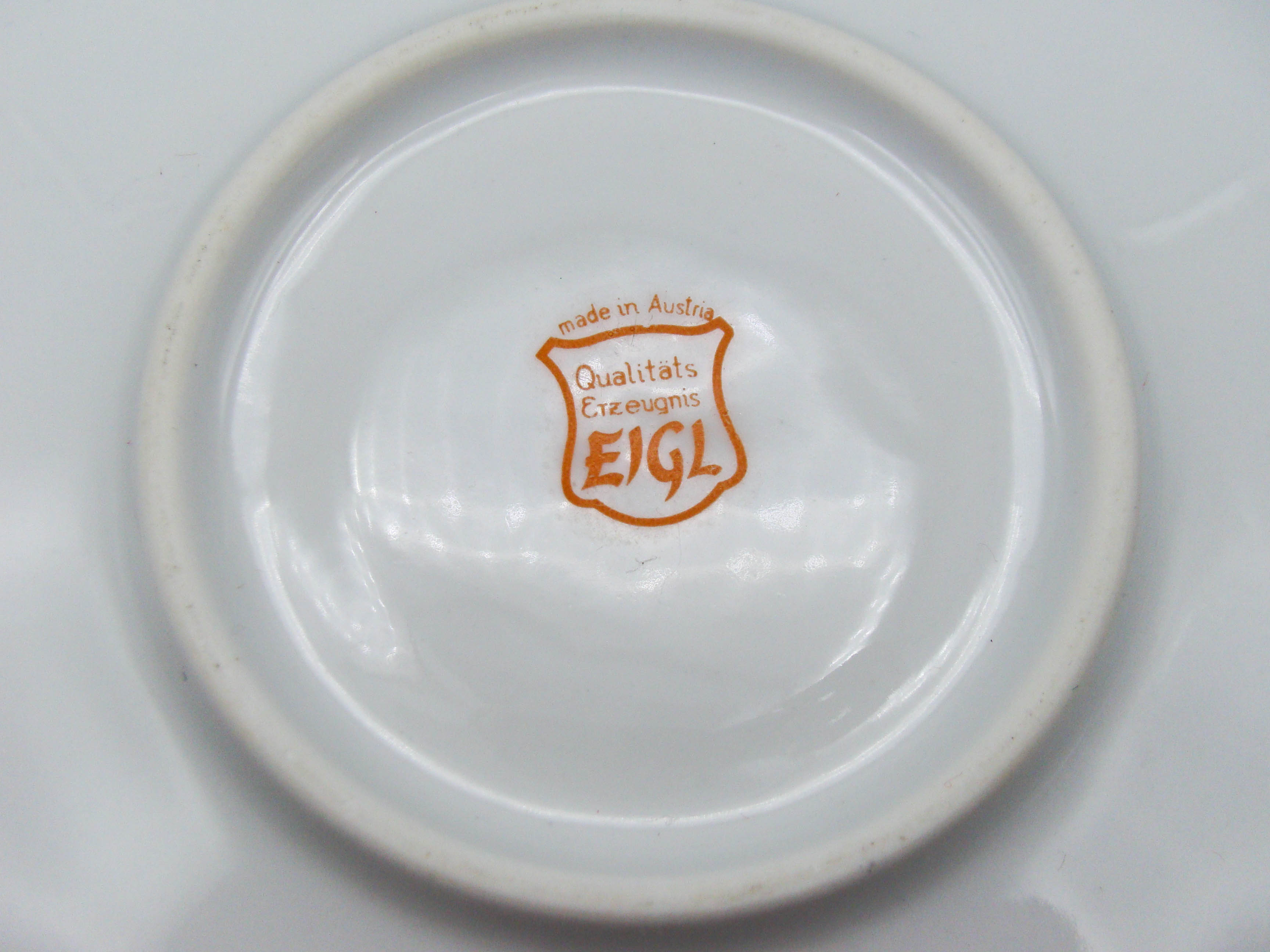 Vintage Antique Austrian EIGL Porcelain Tea Cup - Saucer and Cup Set - Kingdom of Antique Arts, Hantpainted Porcelain, Collecting Tea cups, Colllecting Coffee cups, Art Deco Porcelain