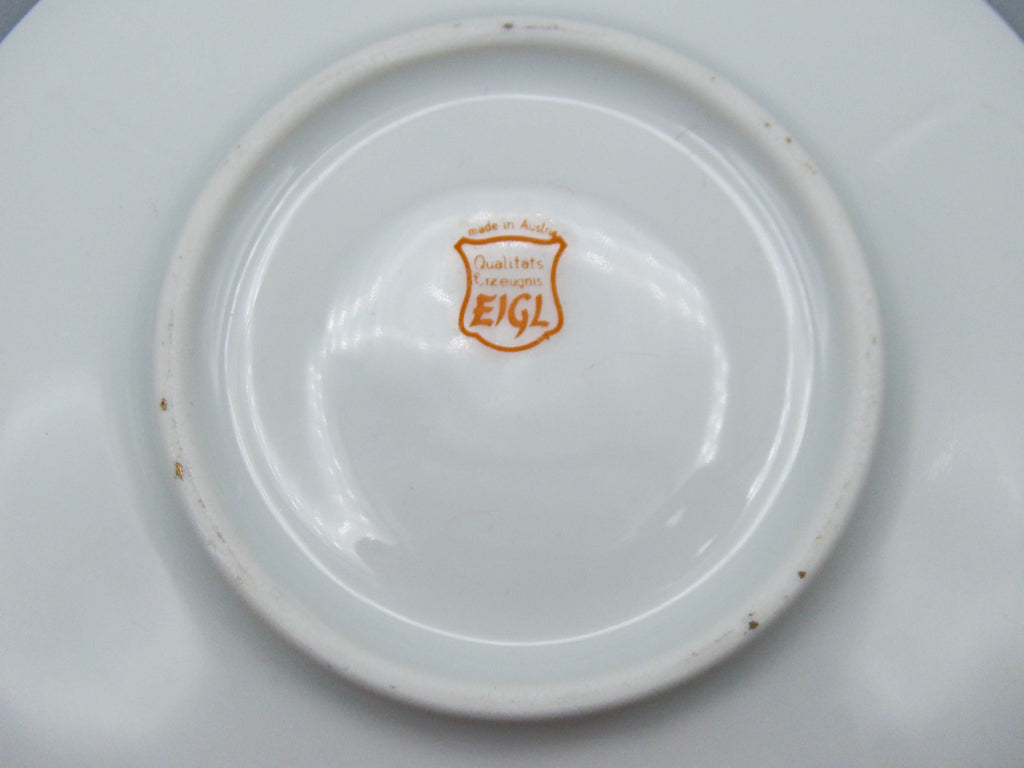 Vintage Antique Austrian EIGL Porcelain Tea Cup - Saucer and Cup Set - Kingdom of Antique Arts, Hantpainted Porcelain, Collecting Tea cups, Colllecting Coffee cups, Art Deco Porcelain