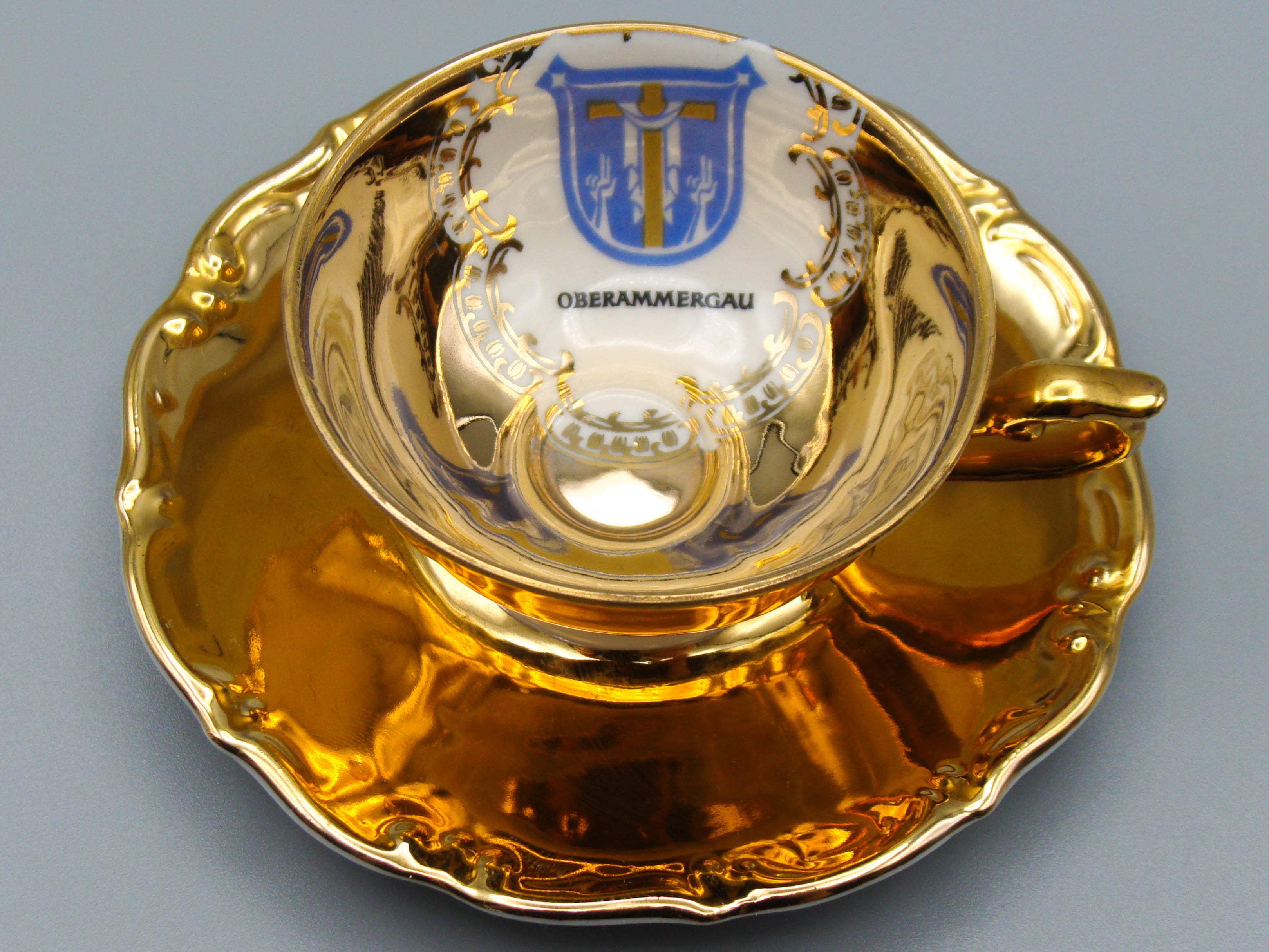 Vintage Antique Germany Bavaria Porcelain Tea Cup - Saucer and Cup Set - Kingdom of Antique Arts, Bavaria Porcelain, German Porcelain, Hantpainted Porcelain, Collecting Tea cups, Colllecting Coffee cups, Art Deco Porcelain