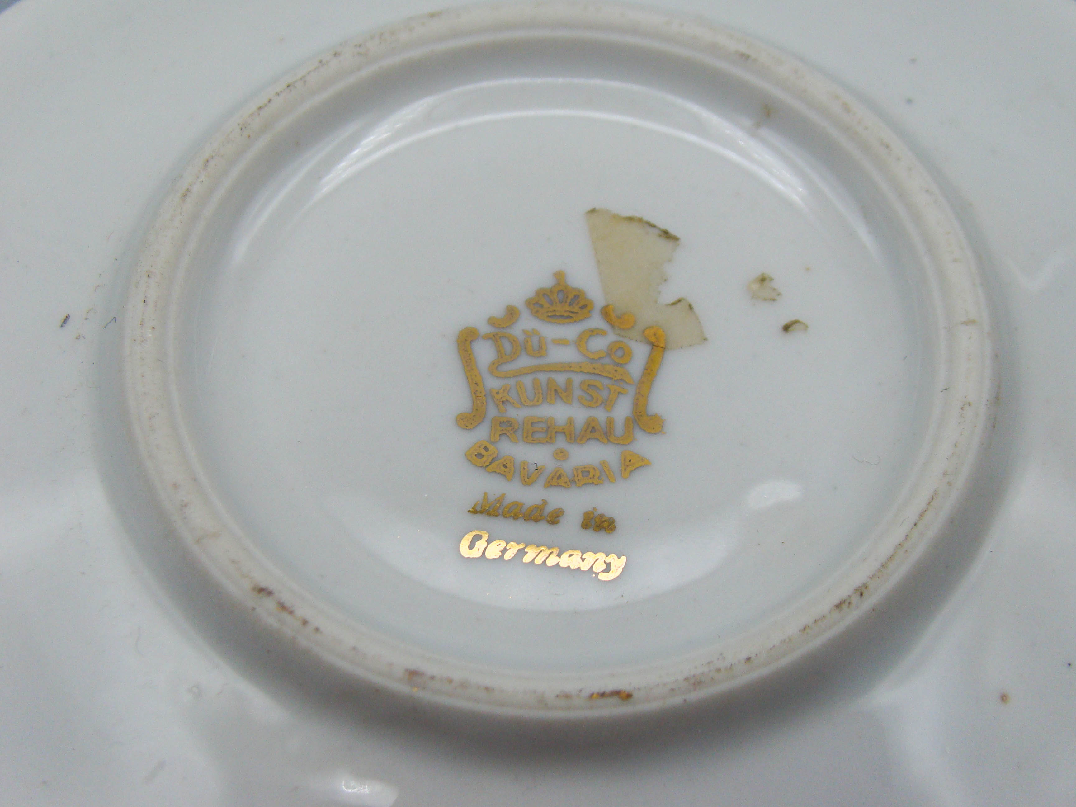 Vintage Antique Germany Bavaria Porcelain Tea Cup - Saucer and Cup Set - Kingdom of Antique Arts, Bavaria Porcelain, German Porcelain, Hantpainted Porcelain, Collecting Tea cups, Colllecting Coffee cups, Art Deco Porcelain