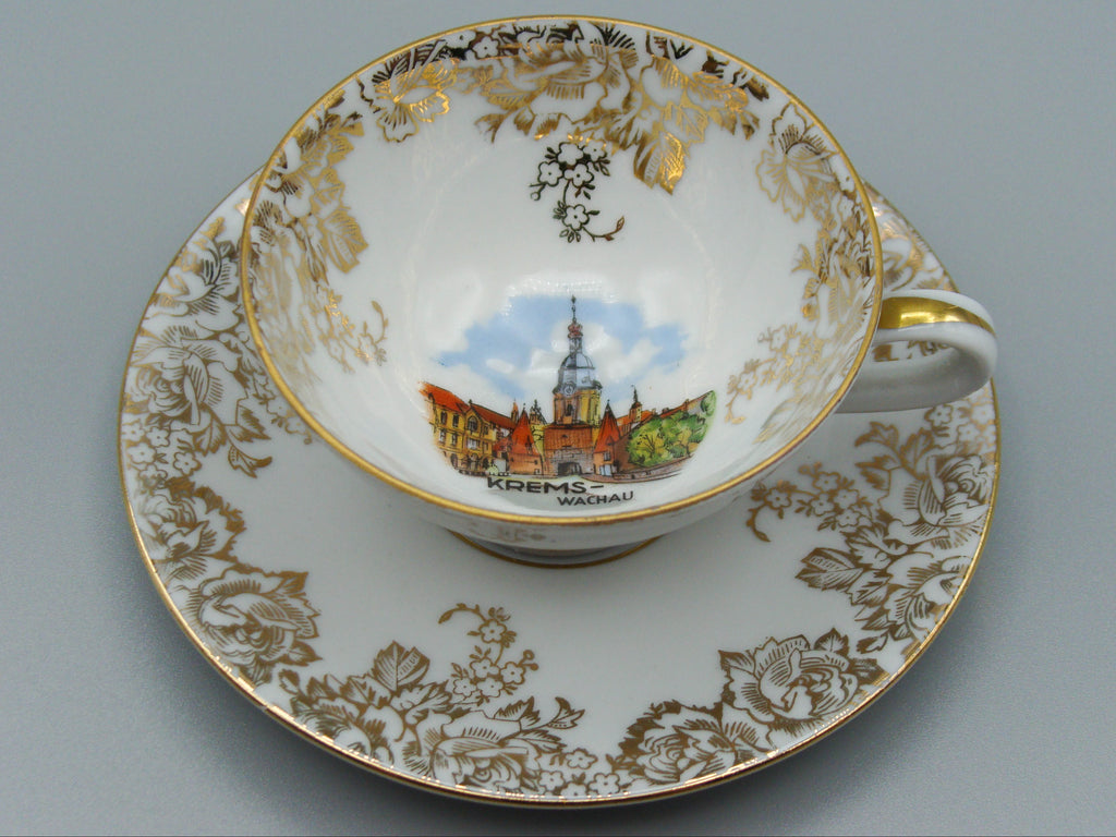 Vintage Antique Germany Bavaria Porcelain Tea Cup - Saucer and Cup Set - Kingdom of Antique Arts, Bavaria Porcelain, German Porcelain, Hantpainted Porcelain, Collecting Tea cups, Colllecting Coffee cups, Art Deco Porcelain