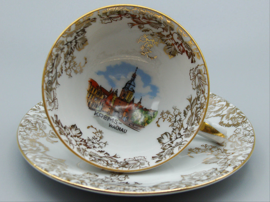 Vintage Antique Germany Bavaria Porcelain Tea Cup - Saucer and Cup Set - Kingdom of Antique Arts, Bavaria Porcelain, German Porcelain, Hantpainted Porcelain, Collecting Tea cups, Colllecting Coffee cups, Art Deco Porcelain