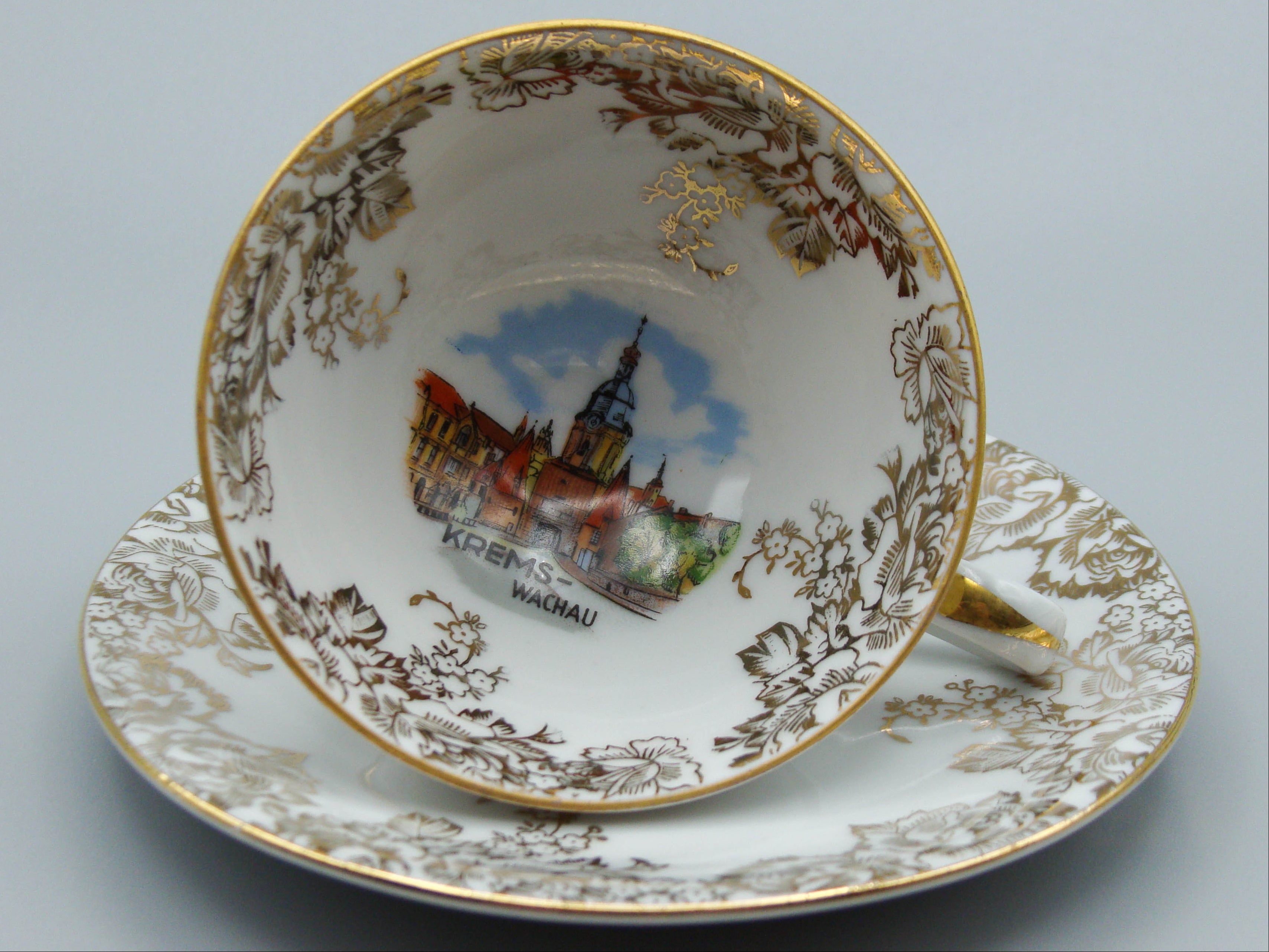 Vintage Antique Germany Bavaria Porcelain Tea Cup - Saucer and Cup Set - Kingdom of Antique Arts, Bavaria Porcelain, German Porcelain, Hantpainted Porcelain, Collecting Tea cups, Colllecting Coffee cups, Art Deco Porcelain