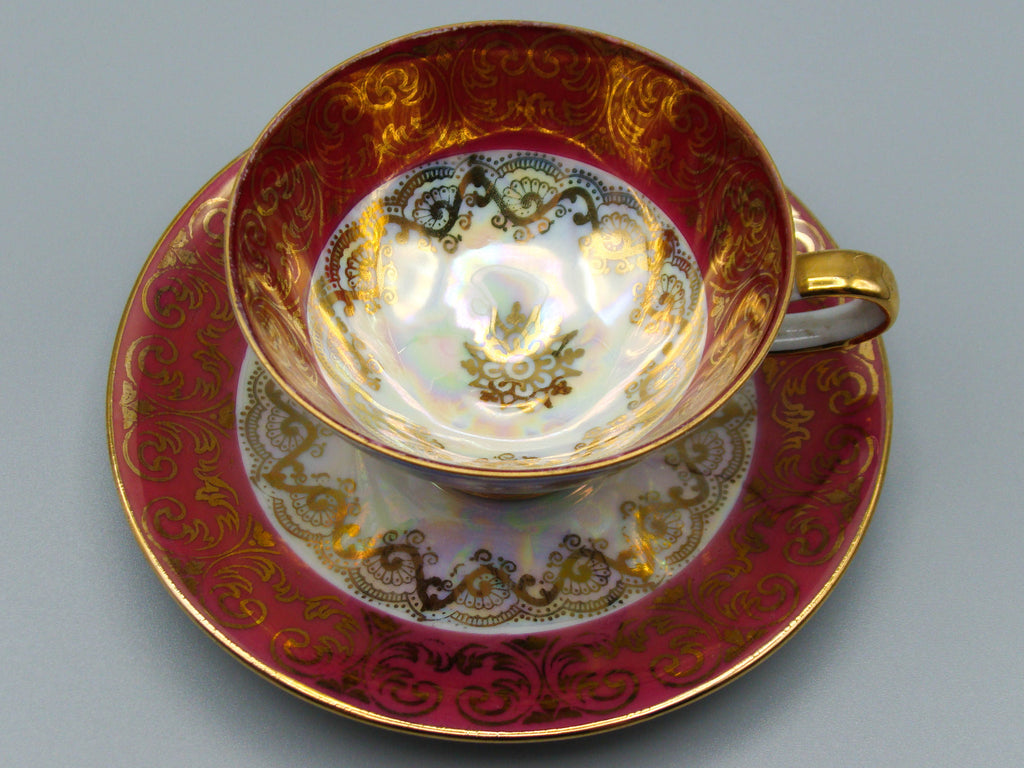 Vintage Antique Germany Bavaria Porcelain Tea Cup - Saucer and Cup Set - Kingdom of Antique Arts, Bavaria Porcelain, German Porcelain, Hantpainted Porcelain, Collecting Tea cups, Colllecting Coffee cups, Art Deco Porcelain