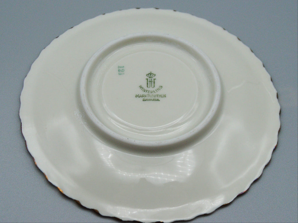 Vintage Antique Germany Bavaria Porcelain Tea Cup - Saucer and Cup Set - Kingdom of Antique Arts, Bavaria Porcelain, German Porcelain, Hantpainted Porcelain, Collecting Tea cups, Colllecting Coffee cups, Art Deco Porcelain
