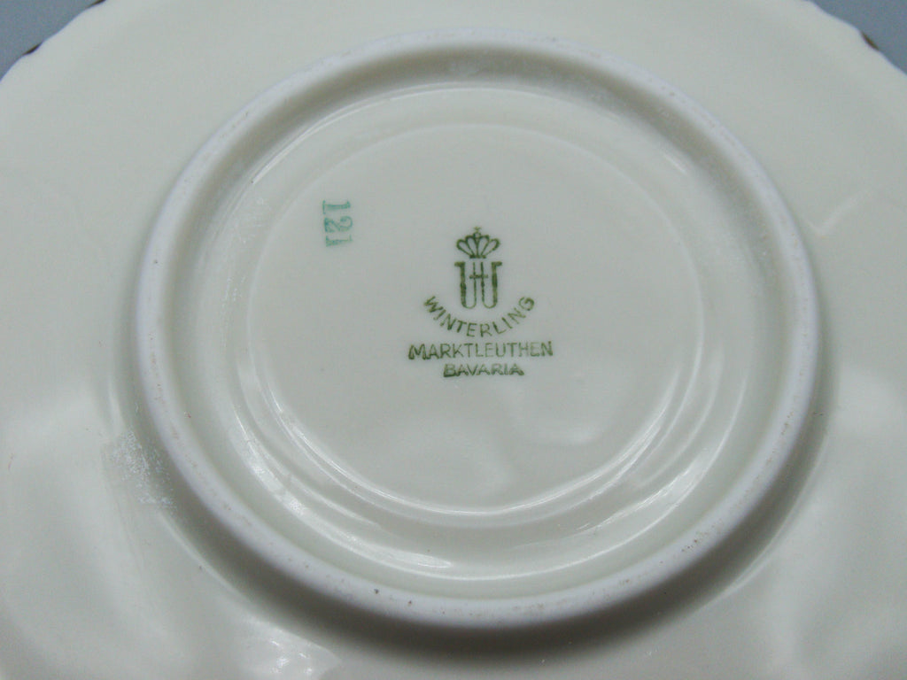 Vintage Antique Germany Bavaria Porcelain Tea Cup - Saucer and Cup Set - Kingdom of Antique Arts, Bavaria Porcelain, German Porcelain, Hantpainted Porcelain, Collecting Tea cups, Colllecting Coffee cups, Art Deco Porcelain