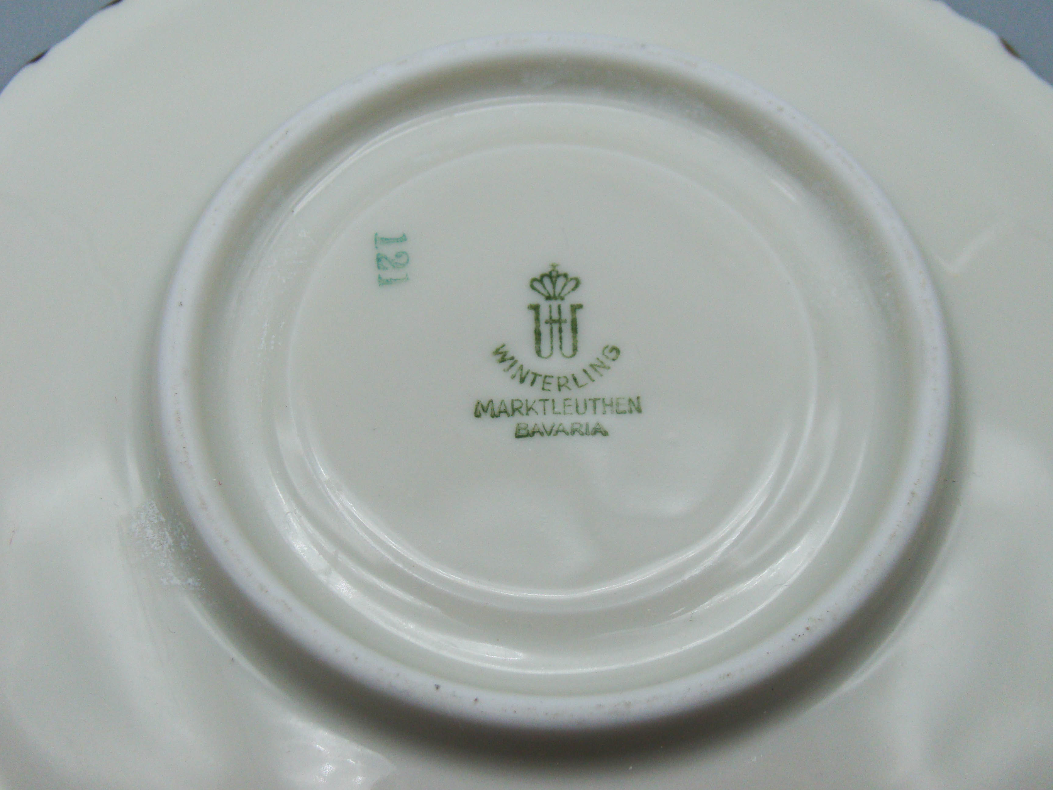 Vintage Antique Germany Bavaria Porcelain Tea Cup - Saucer and Cup Set - Kingdom of Antique Arts, Bavaria Porcelain, German Porcelain, Hantpainted Porcelain, Collecting Tea cups, Colllecting Coffee cups, Art Deco Porcelain
