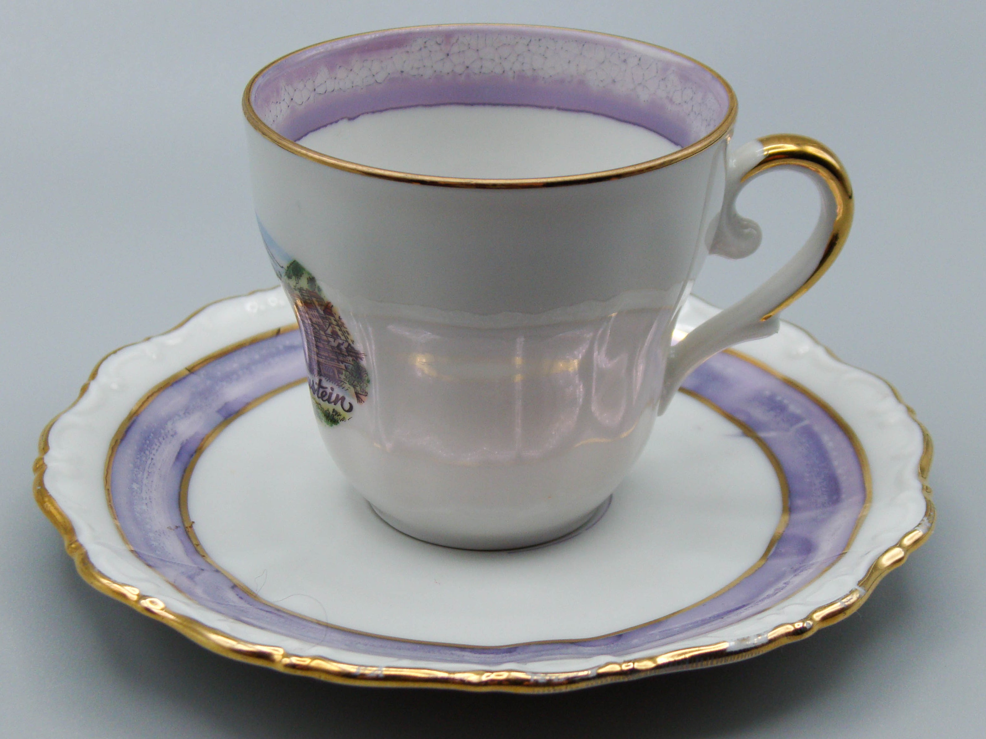 Vintage Antique Germany Bavaria Porcelain Tea Cup - Saucer and Cup Set - Kingdom of Antique Arts, Bavaria Porcelain, German Porcelain, Hantpainted Porcelain, Collecting Tea cups, Colllecting Coffee cups, Art Deco Porcelain