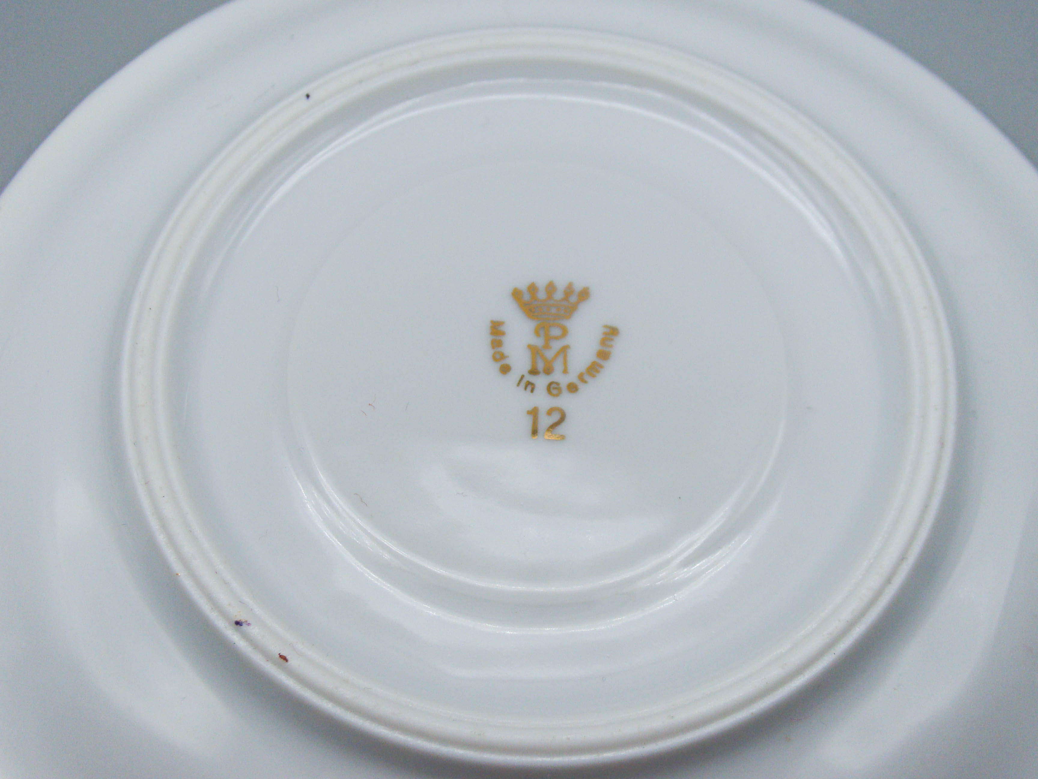 Vintage Antique Germany Bavaria Porcelain Tea Cup - Saucer and Cup Set - Kingdom of Antique Arts, Bavaria Porcelain, German Porcelain, Hantpainted Porcelain, Collecting Tea cups, Colllecting Coffee cups, Art Deco Porcelain