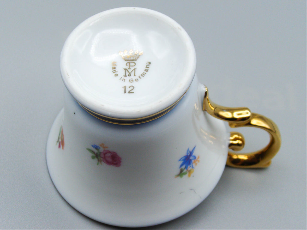 Vintage Antique Germany Bavaria Porcelain Tea Cup - Saucer and Cup Set - Kingdom of Antique Arts, Bavaria Porcelain, German Porcelain, Hantpainted Porcelain, Collecting Tea cups, Colllecting Coffee cups, Art Deco Porcelain