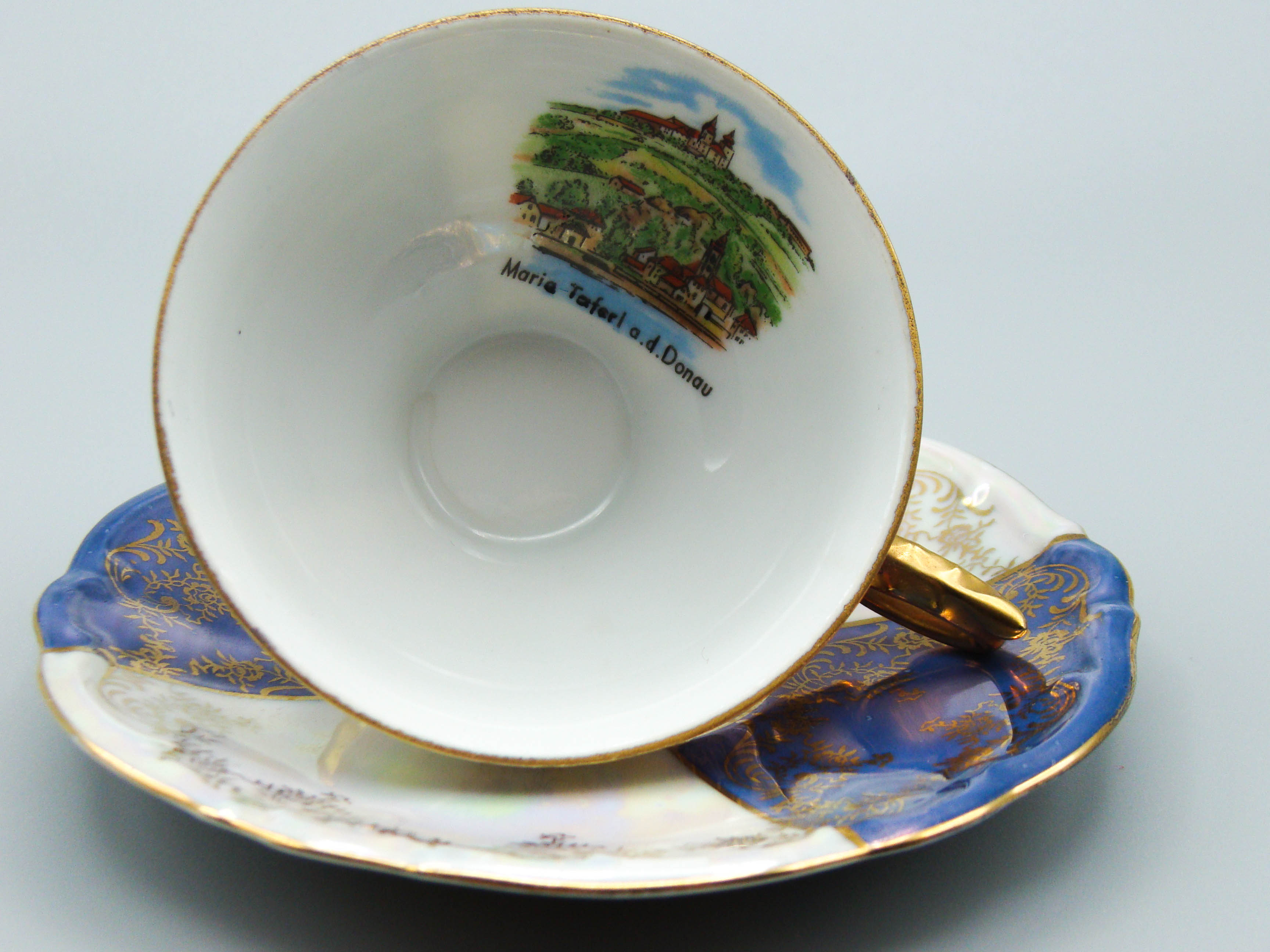 Vintage Antique Germany Bavaria Porcelain Tea Cup - Saucer and Cup Set - Kingdom of Antique Arts, Bavaria Porcelain, German Porcelain, Hantpainted Porcelain, Collecting Tea cups, Colllecting Coffee cups, Art Deco Porcelain