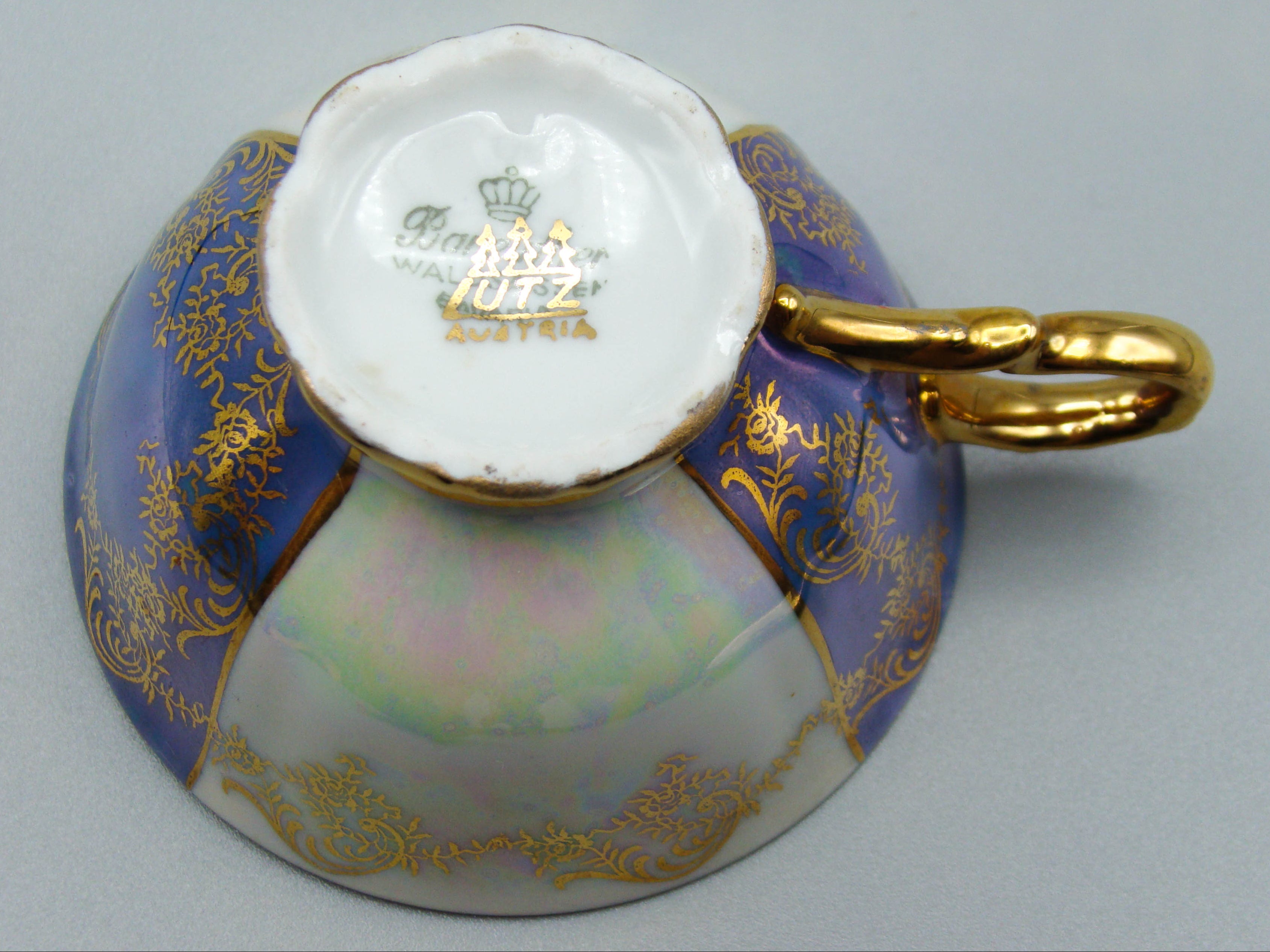 Vintage Antique Germany Bavaria Porcelain Tea Cup - Saucer and Cup Set - Kingdom of Antique Arts, Bavaria Porcelain, German Porcelain, Hantpainted Porcelain, Collecting Tea cups, Colllecting Coffee cups, Art Deco Porcelain