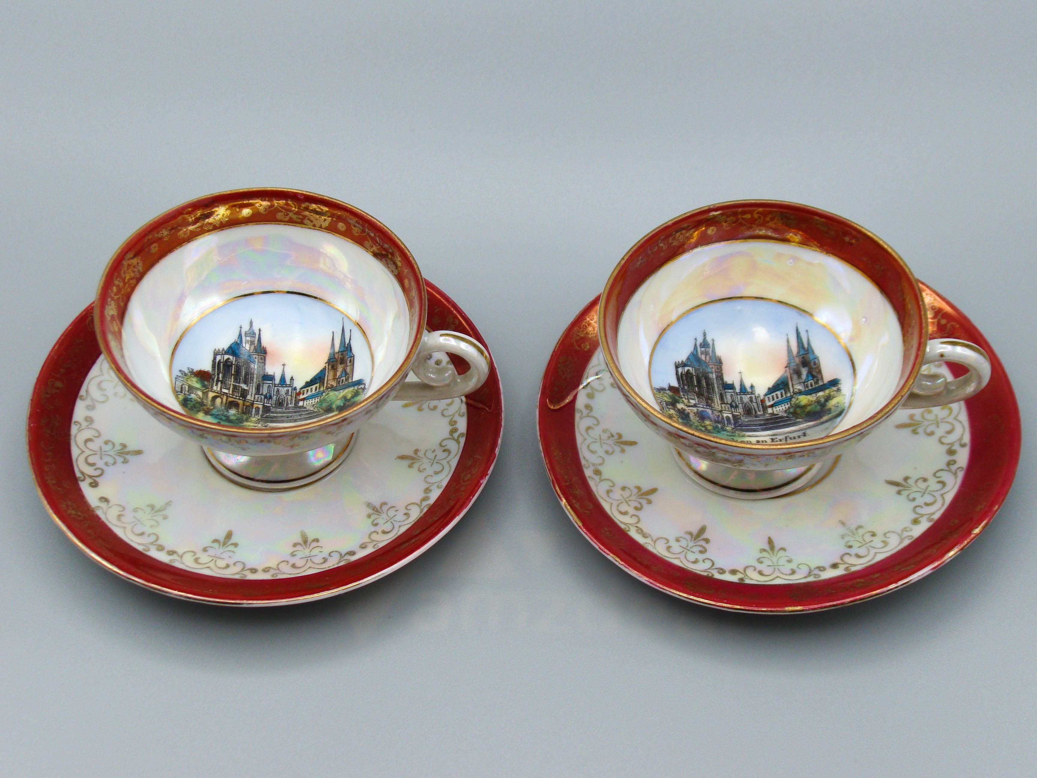 Vintage Antique Germany Bavaria Porcelain Tea Cup - Saucer and Cup Set - Kingdom of Antique Arts, Bavaria Porcelain, German Porcelain, Hantpainted Porcelain, Collecting Tea cups, Colllecting Coffee cups, Art Deco Porcelain