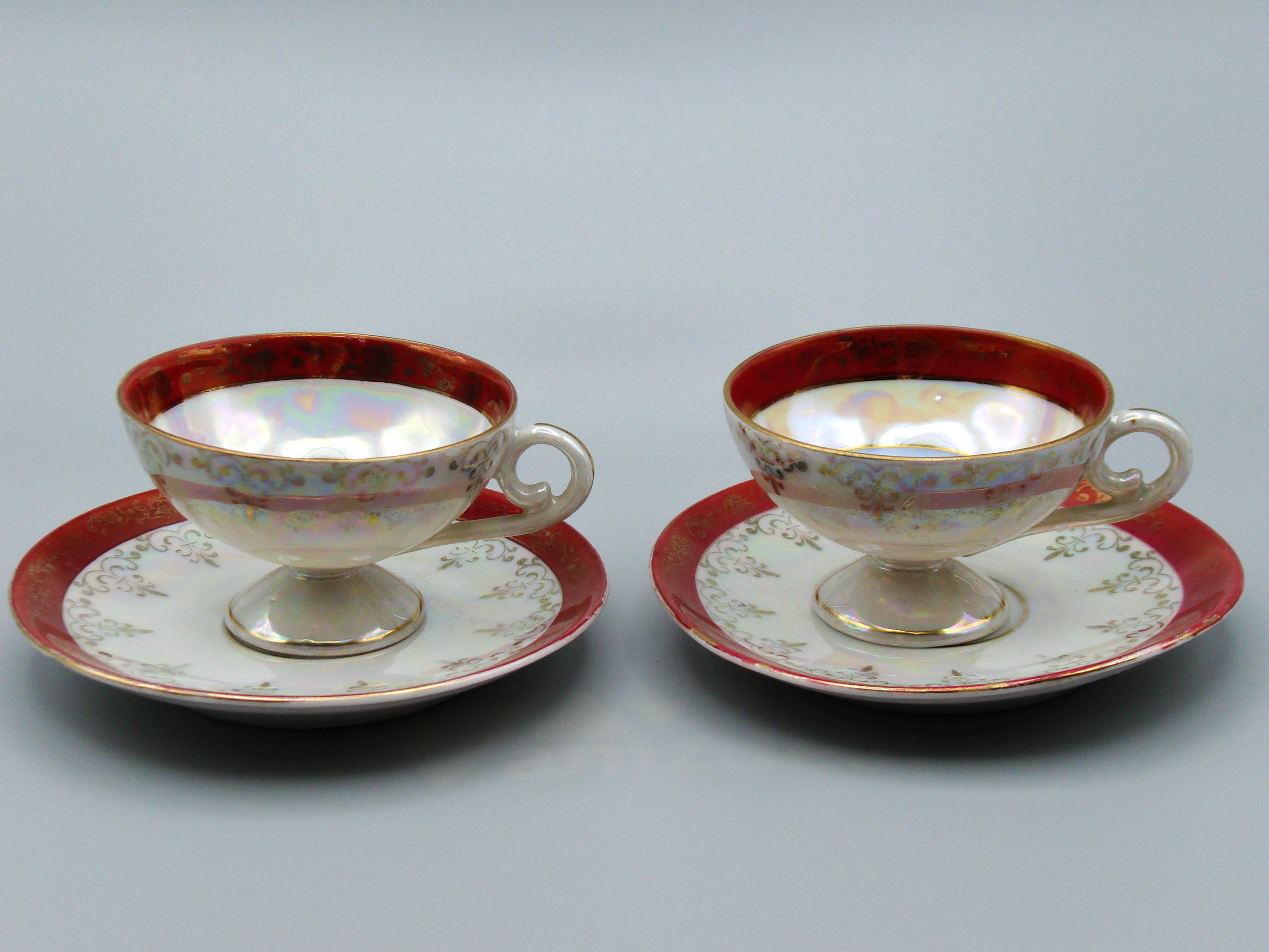 Vintage Antique Germany Bavaria Porcelain Tea Cup - Saucer and Cup Set - Kingdom of Antique Arts, Bavaria Porcelain, German Porcelain, Hantpainted Porcelain, Collecting Tea cups, Colllecting Coffee cups, Art Deco Porcelain