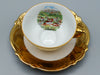 Vintage Antique Germany Bavaria Porcelain Tea Cup - Saucer and Cup Set - Kingdom of Antique Arts, Bavaria Porcelain, German Porcelain, Hantpainted Porcelain, Collecting Tea cups, Colllecting Coffee cups, Art Deco Porcelain