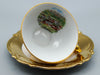 Vintage Antique Germany Bavaria Porcelain Tea Cup - Saucer and Cup Set - Kingdom of Antique Arts, Bavaria Porcelain, German Porcelain, Hantpainted Porcelain, Collecting Tea cups, Colllecting Coffee cups, Art Deco Porcelain