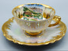 Vintage Antique Germany Bavaria Porcelain Tea Cup - Saucer and Cup Set - Kingdom of Antique Arts, Bavaria Porcelain, German Porcelain, Hantpainted Porcelain, Collecting Tea cups, Colllecting Coffee cups, Art Deco Porcelain