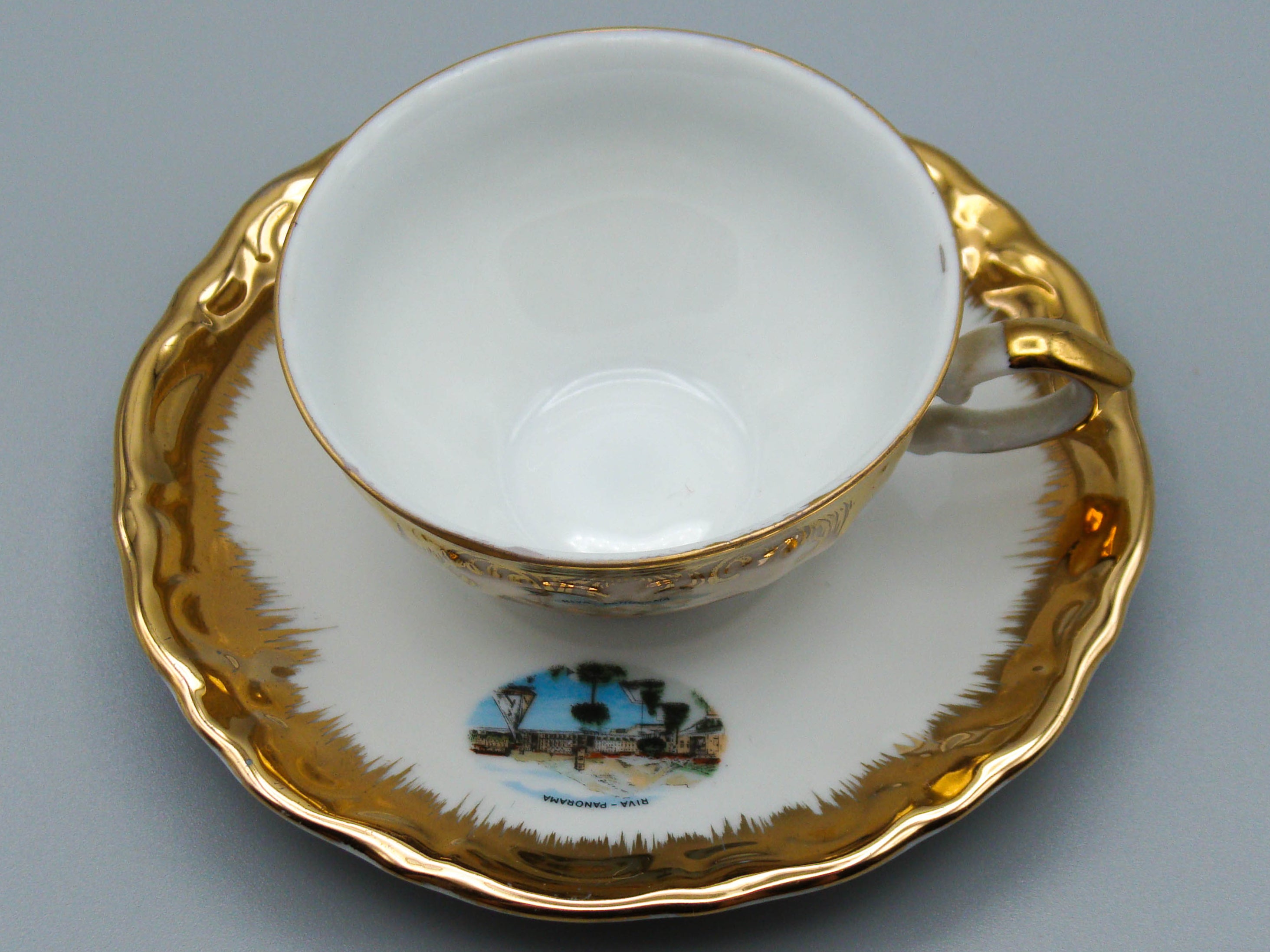 Vintage Antique Austrian Winterling Porcelain Tea Cup - Saucer and Cup Set - Kingdom of Antique Arts, Hantpainted Porcelain, Collecting Tea cups, Colllecting Coffee cups, Art Deco Porcelain
