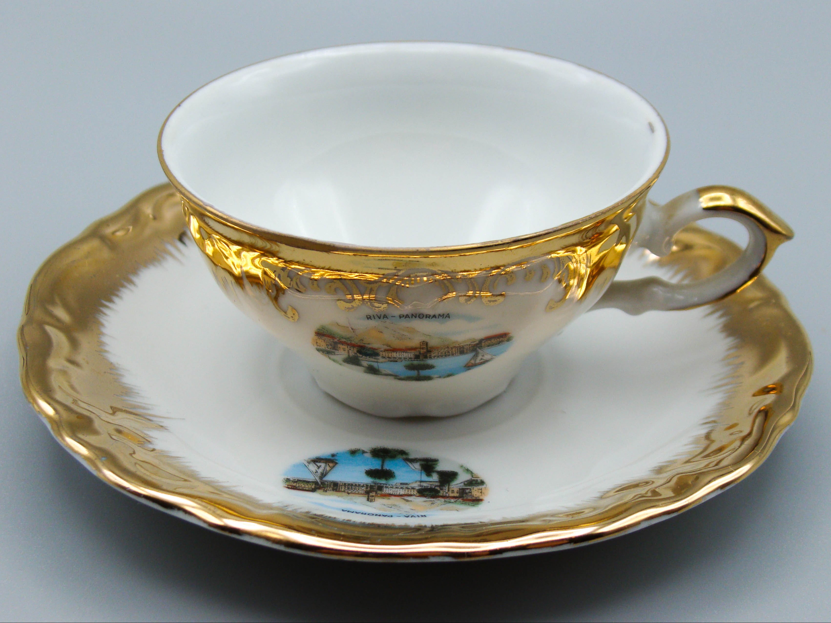 Vintage Antique Austrian Winterling Porcelain Tea Cup - Saucer and Cup Set - Kingdom of Antique Arts, Hantpainted Porcelain, Collecting Tea cups, Colllecting Coffee cups, Art Deco Porcelain