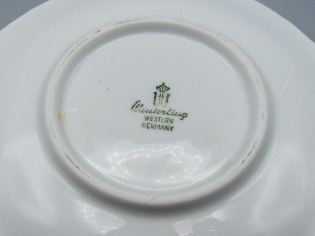 Vintage Antique Austrian Winterling Porcelain Tea Cup - Saucer and Cup Set - Kingdom of Antique Arts, Hantpainted Porcelain, Collecting Tea cups, Colllecting Coffee cups, Art Deco Porcelain