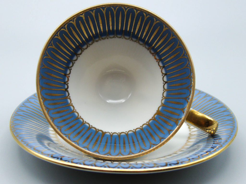 Vintage Antique Austrian Reinpflaz Porcelain Tea Cup - Saucer and Cup Set - Kingdom of Antique Arts, Hantpainted Porcelain, Collecting Tea cups, Colllecting Coffee cups, Art Deco Porcelain
