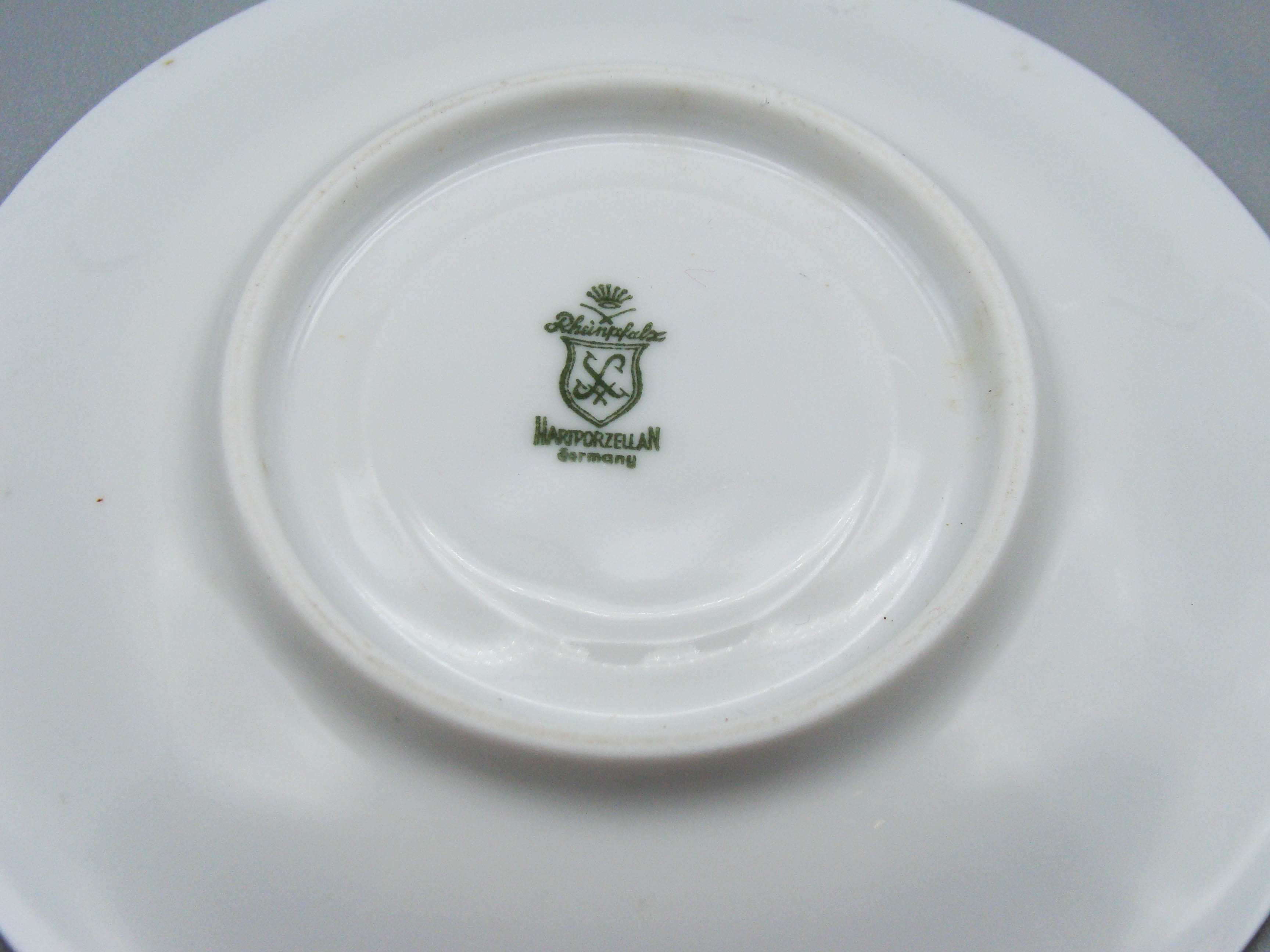 Vintage Antique Austrian Reinpflaz Porcelain Tea Cup - Saucer and Cup Set - Kingdom of Antique Arts, Hantpainted Porcelain, Collecting Tea cups, Colllecting Coffee cups, Art Deco Porcelain