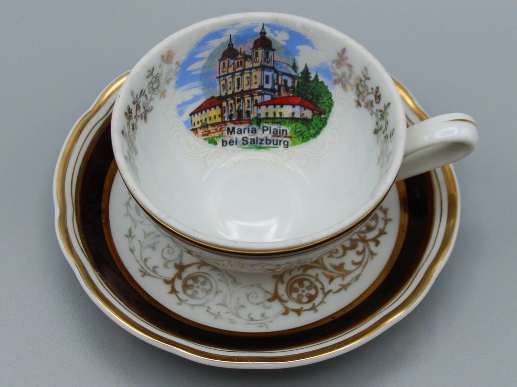 Vintage Antique Czech Republic Porcelain Tea Cup - Saucer and Cup Set - Kingdom of Antique Arts, Hantpainted Porcelain, Collecting Tea cups, Colllecting Coffee cups, Art Deco Porcelain